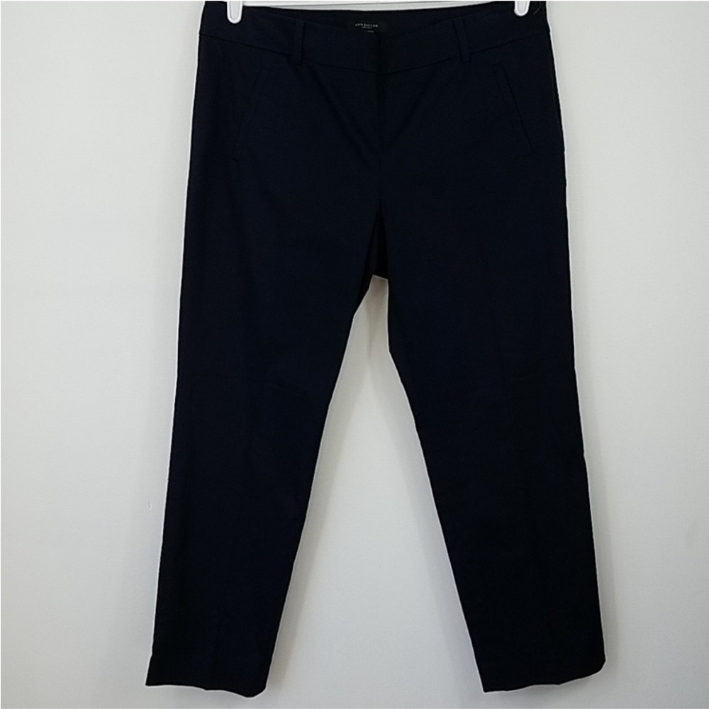 Ann Taylor High Waist Cropped Ankle Dress Pants